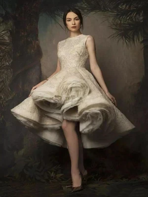 A-Line Sleeveless Party Dress