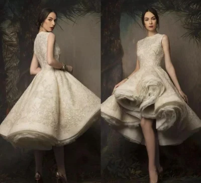 A-Line Sleeveless Party Dress