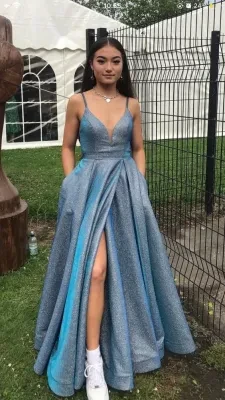 sparkly prom dress