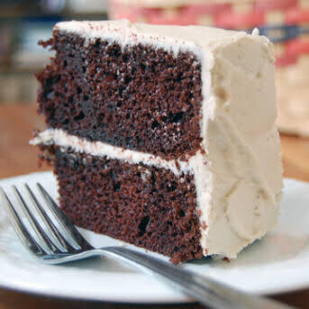 Whole Chocolate cake with Butter Cream Frosting
