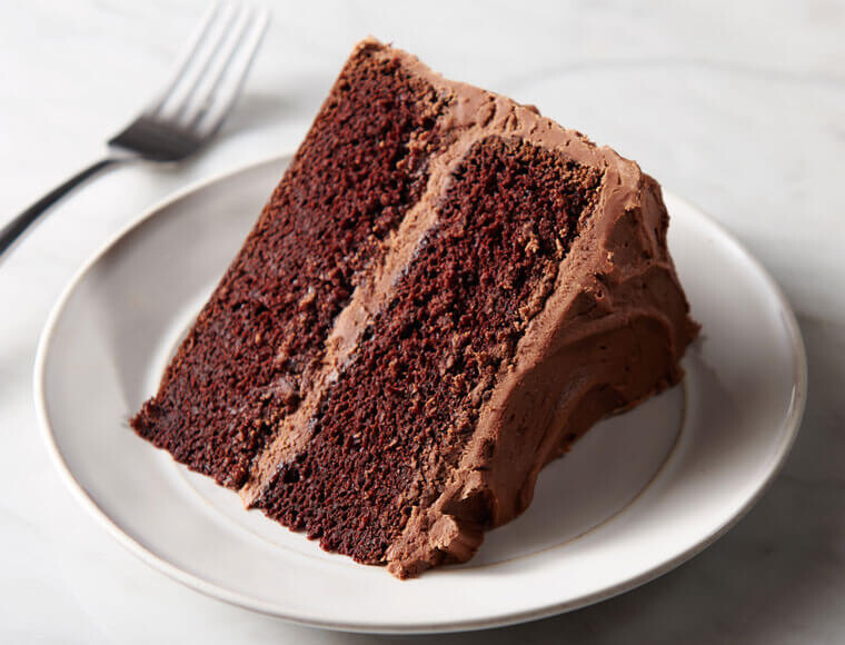 Whole Chocolate Cake with Chocolate Frosting