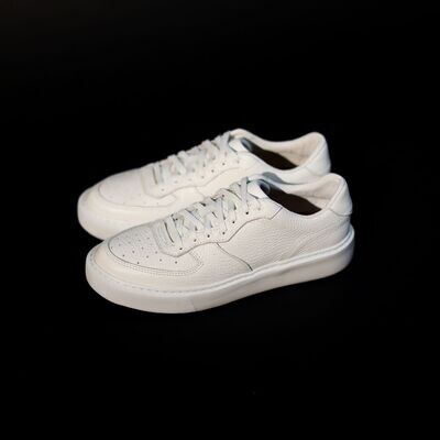 KEND White Leather Sneakers