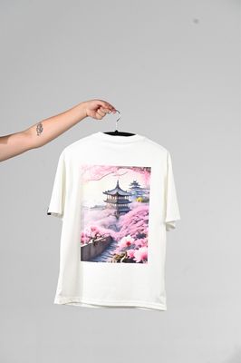 Kend Ukiyo White Oversized T-shirt