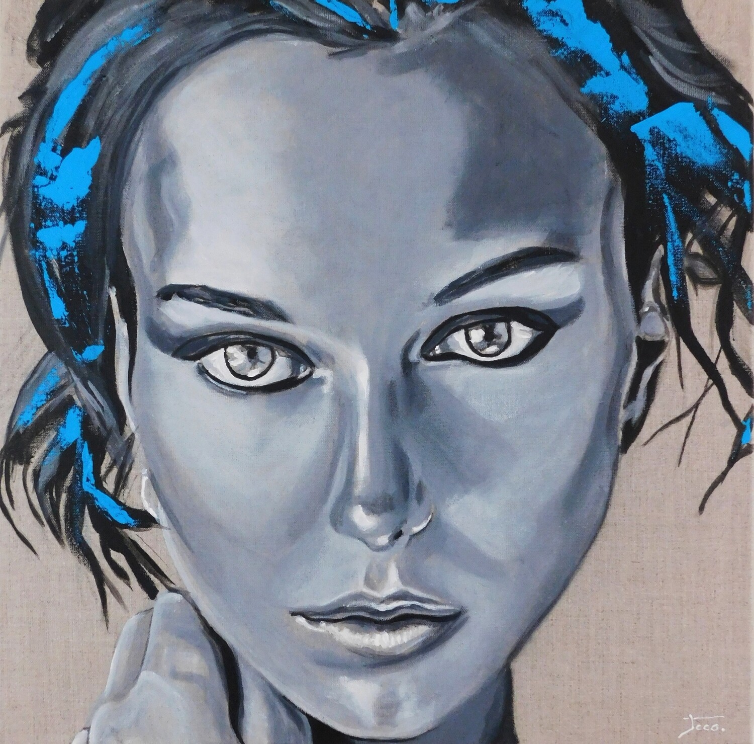 Imprimé sur toile 20/20cm