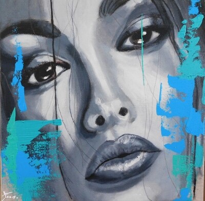 Imprimé sur toile 20/20cm