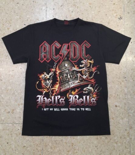 CAMISETA ROCK AC/ DC