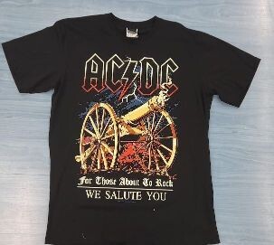 CAMISETA ROCK AC/ DC