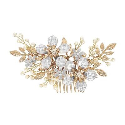 Alessia Gold Hair Comb