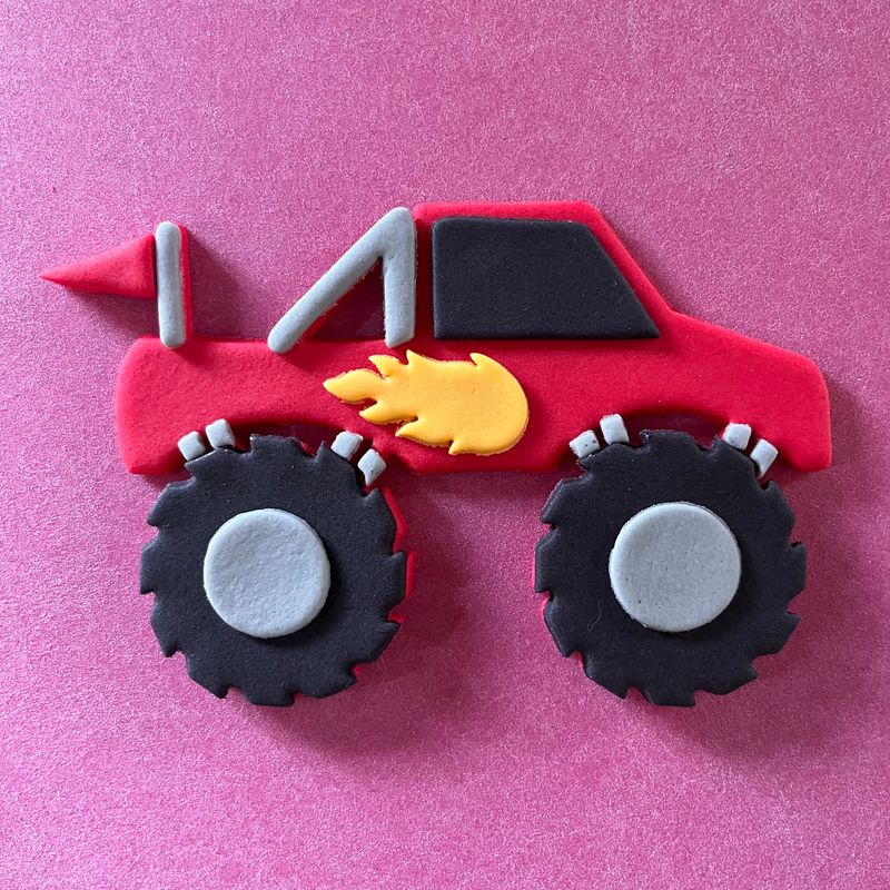 Edible ReD MoNSTeR TRuCK like BLaZe