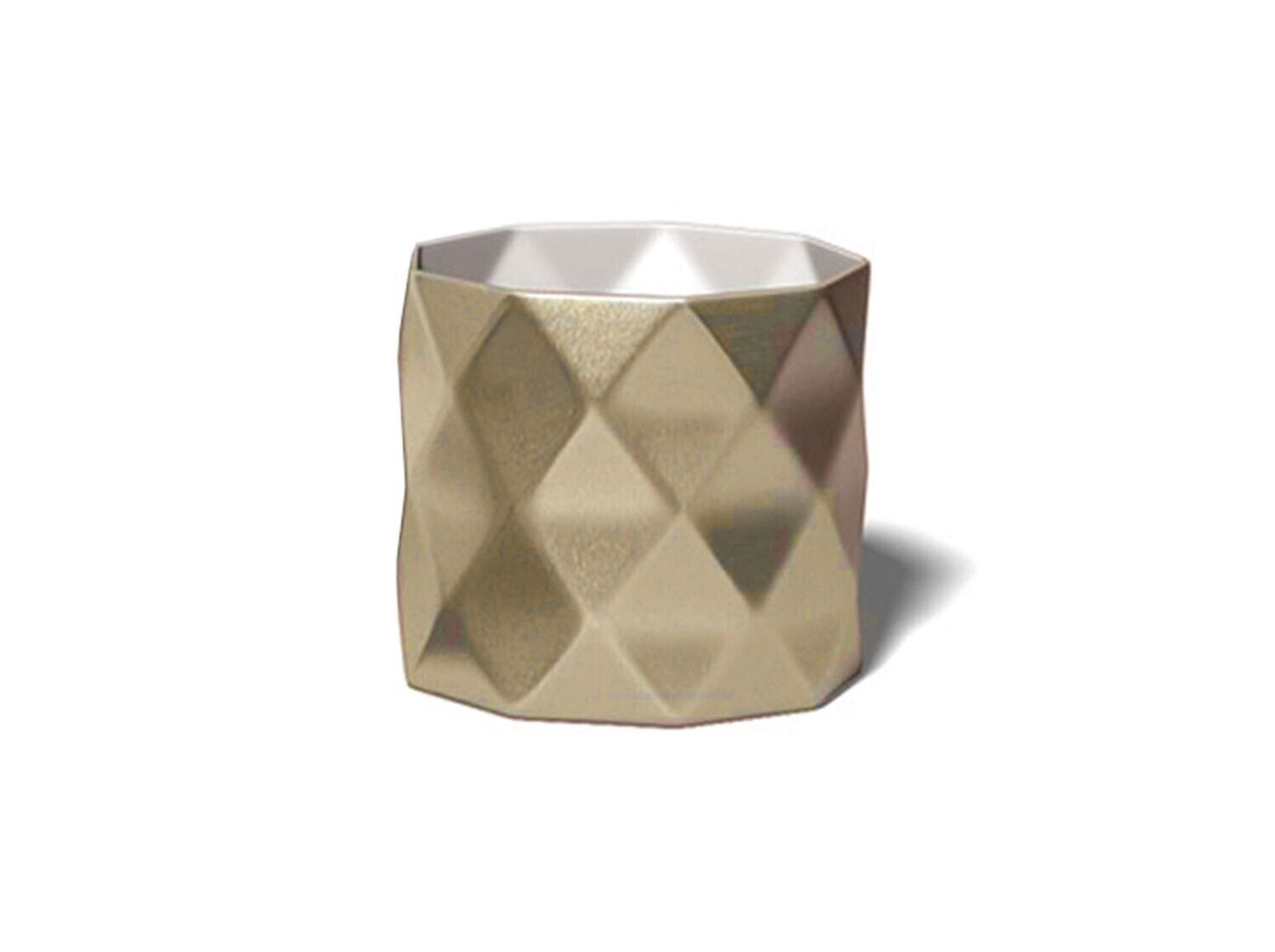 B&B ITALIA_Joker Oro design Nicole Aebischer, dimensione: VASO BASSO