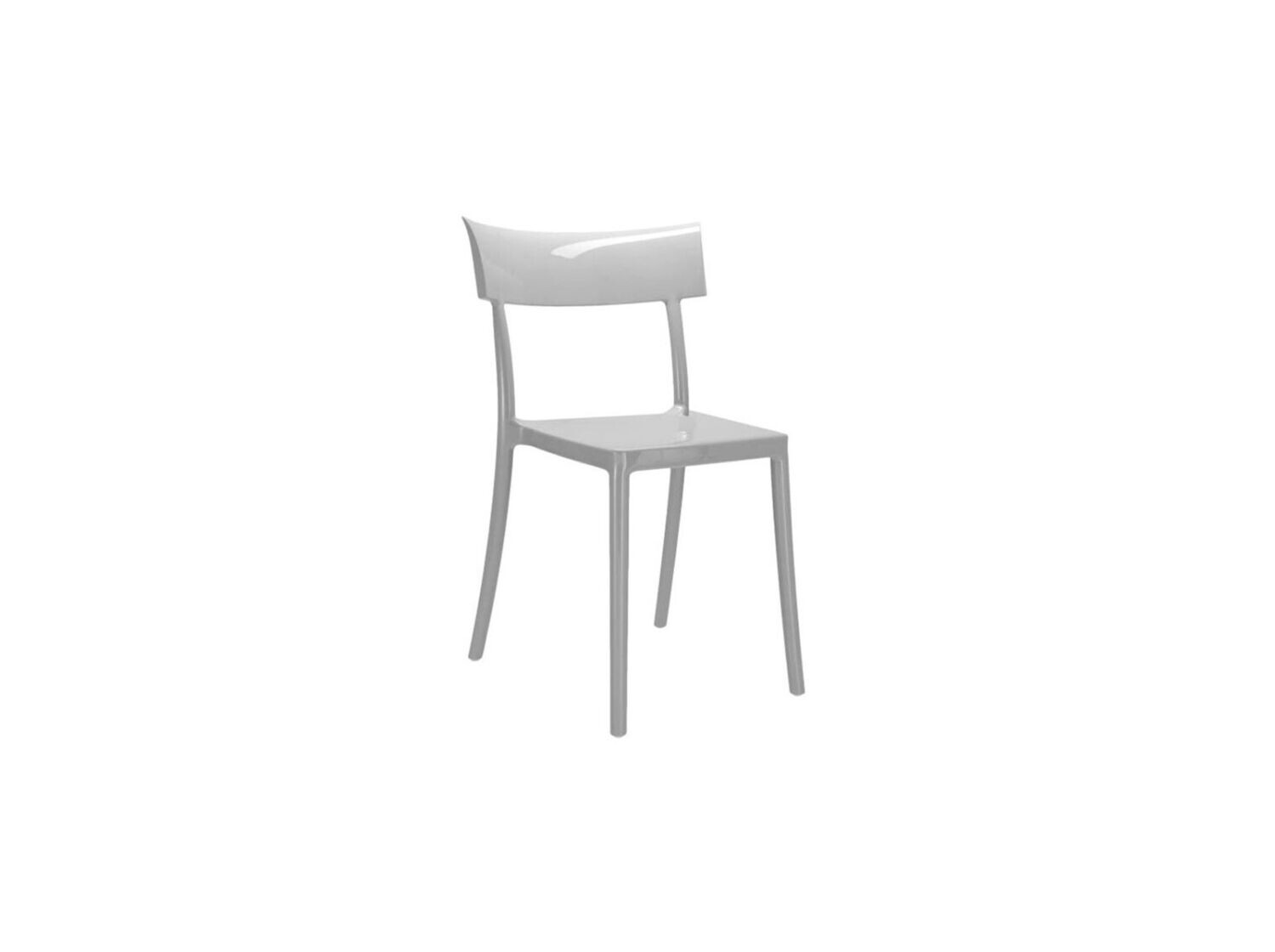 KARTELL_Catwalk bianca design P. Starck (2 sedie)