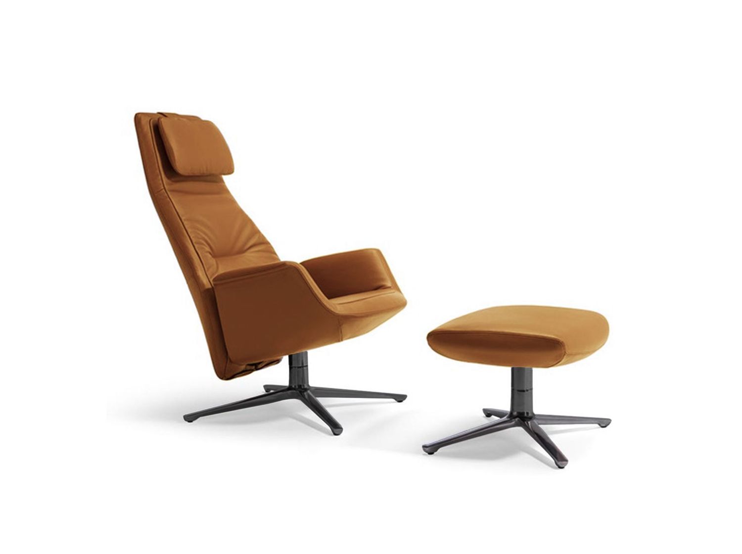 POLTRONA FRAU_Downtown Lounge con ottoman