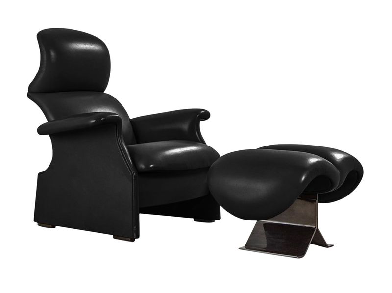 SIMON_Viscontea con pouf design A.+ P. Castiglioni