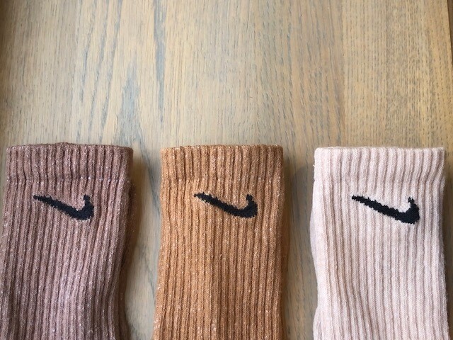 Solid colour Nike socks