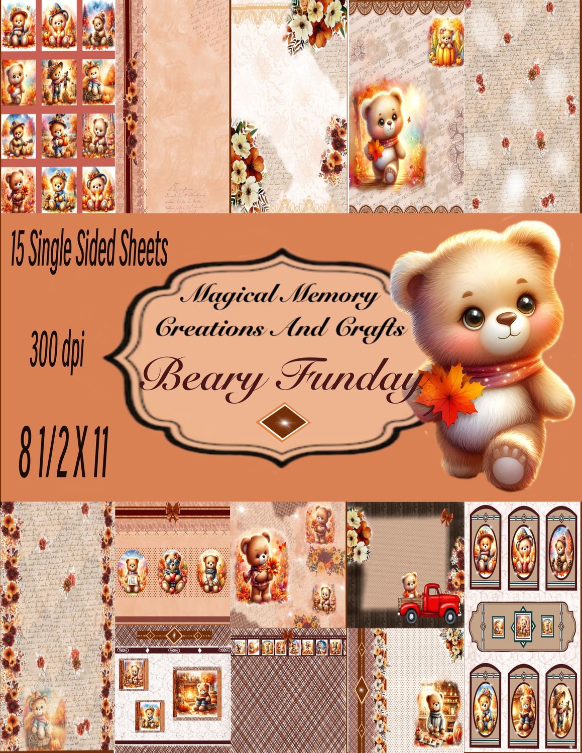 Beary Funday Collection Paper Pack