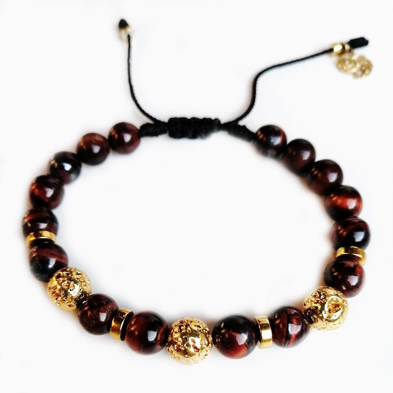 PULCERA OJO DE TIGRE  3 ELEMNTOS  HMBRE