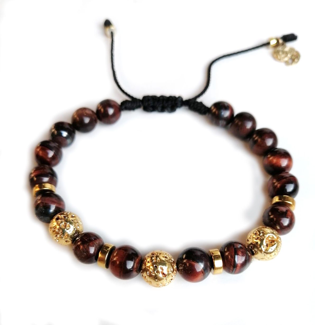 BRAZALETE OJO DE TIGRE  3 ELEMNTOS   UNISEX