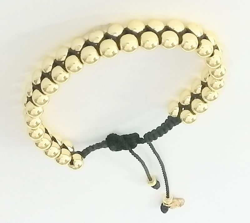 BRAZALETE  DE LA ABUNDANCIA   ORO   (UNISEX)