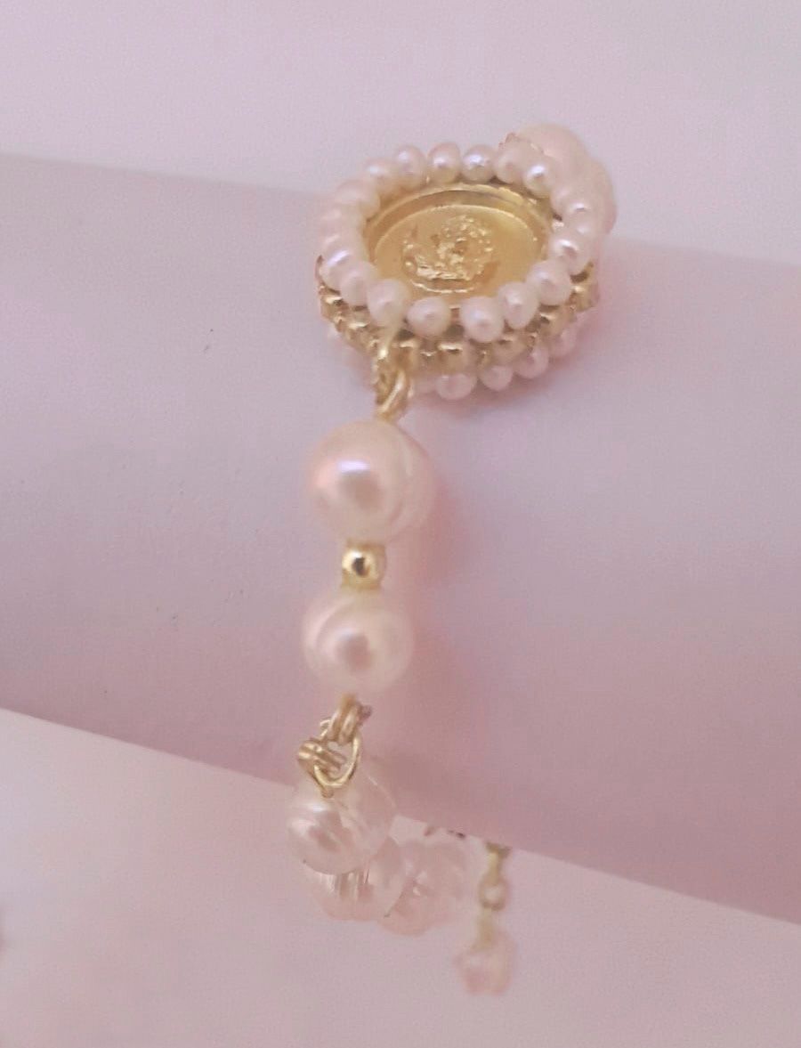 BRAZALETE PERLAS  EN dIJE
