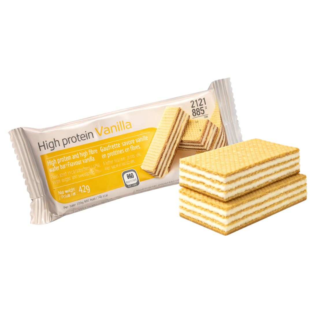 Wafer 4U - Proteïne Vanilla Hazelnut Wafer 4U - Proteïne Vanilla Hazelnut