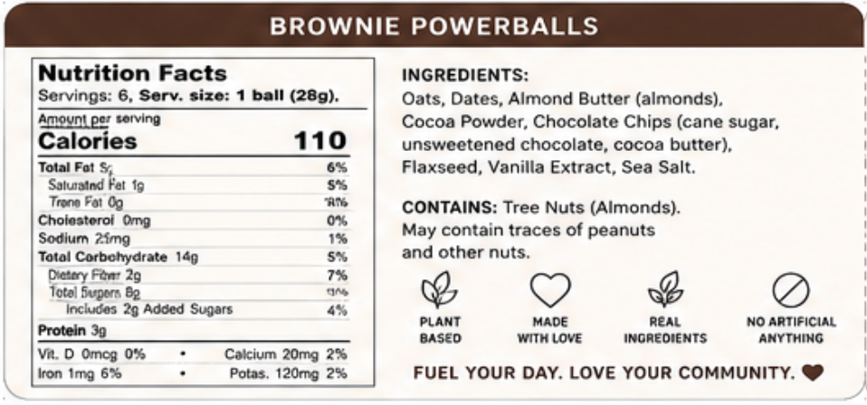 Brownie Powerballs