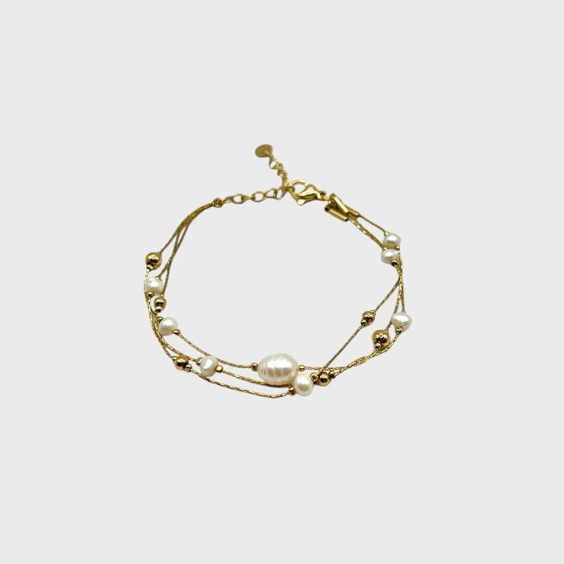 Bracelet perla 3 rangs