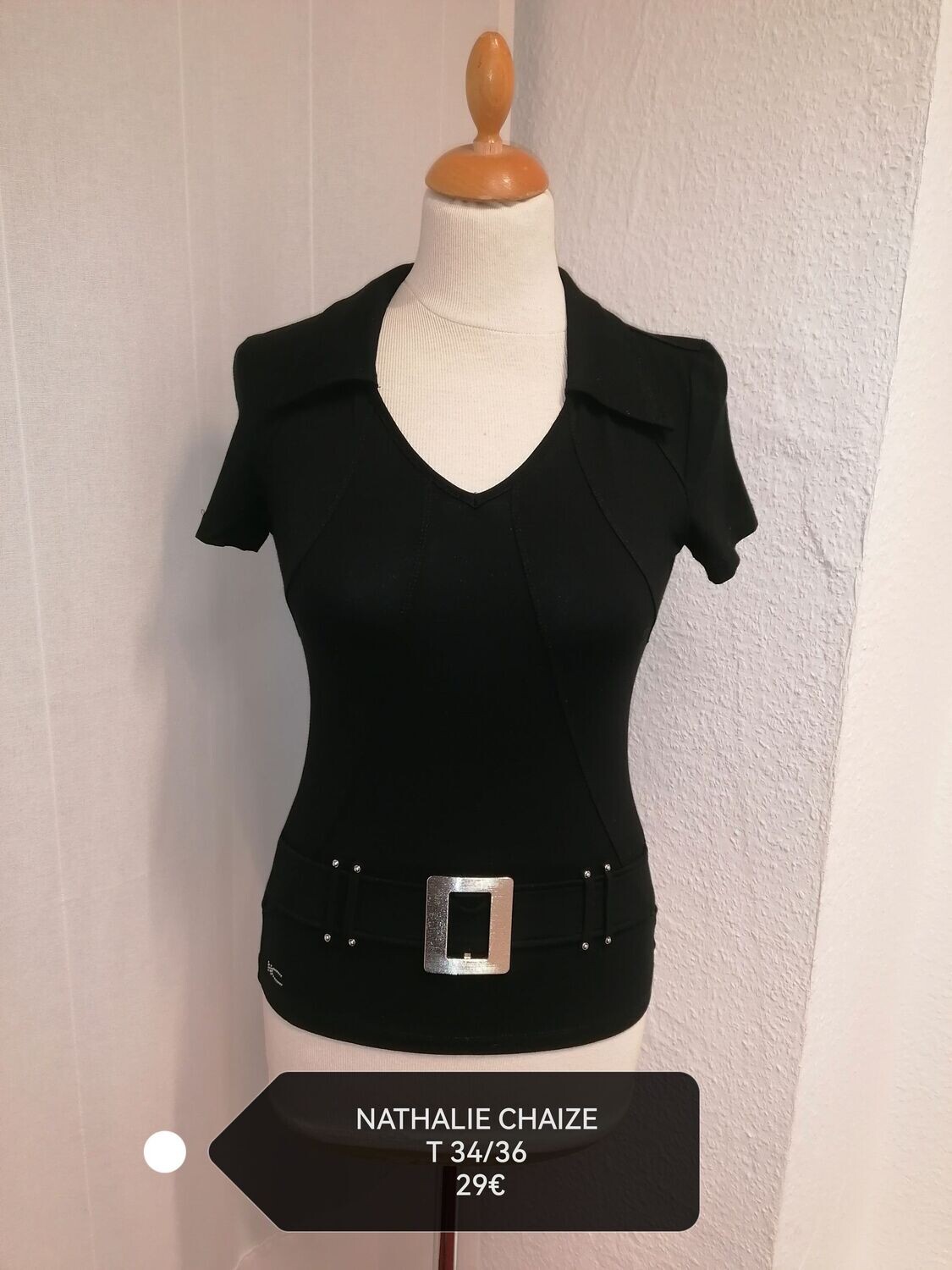 HAUT NOIR NATHALIE CHAIZE T 38