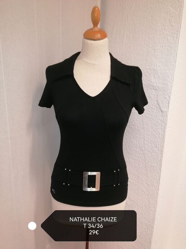 HAUT NOIR NATHALIE CHAIZE T 38