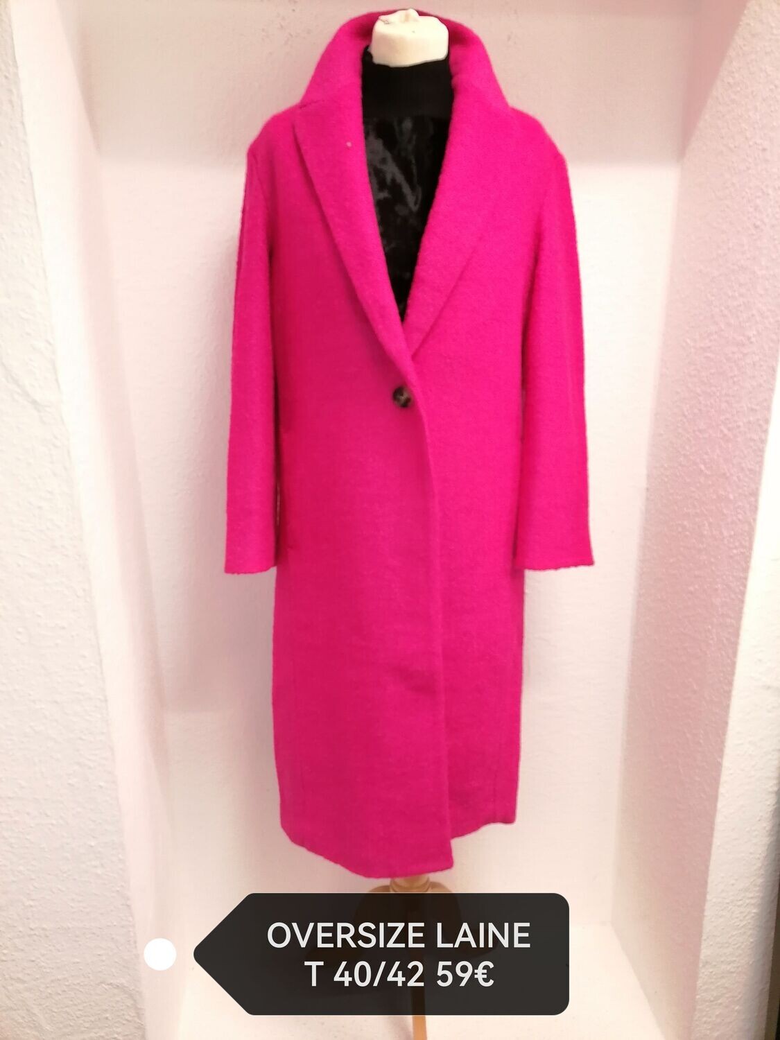 MANTEAU FRAMBOISE