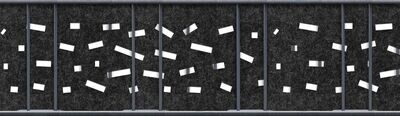 Lasercut CRISSCROSS mittelgrau