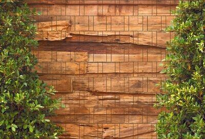 Ganze Motive einseitig Holz und Lorbeer