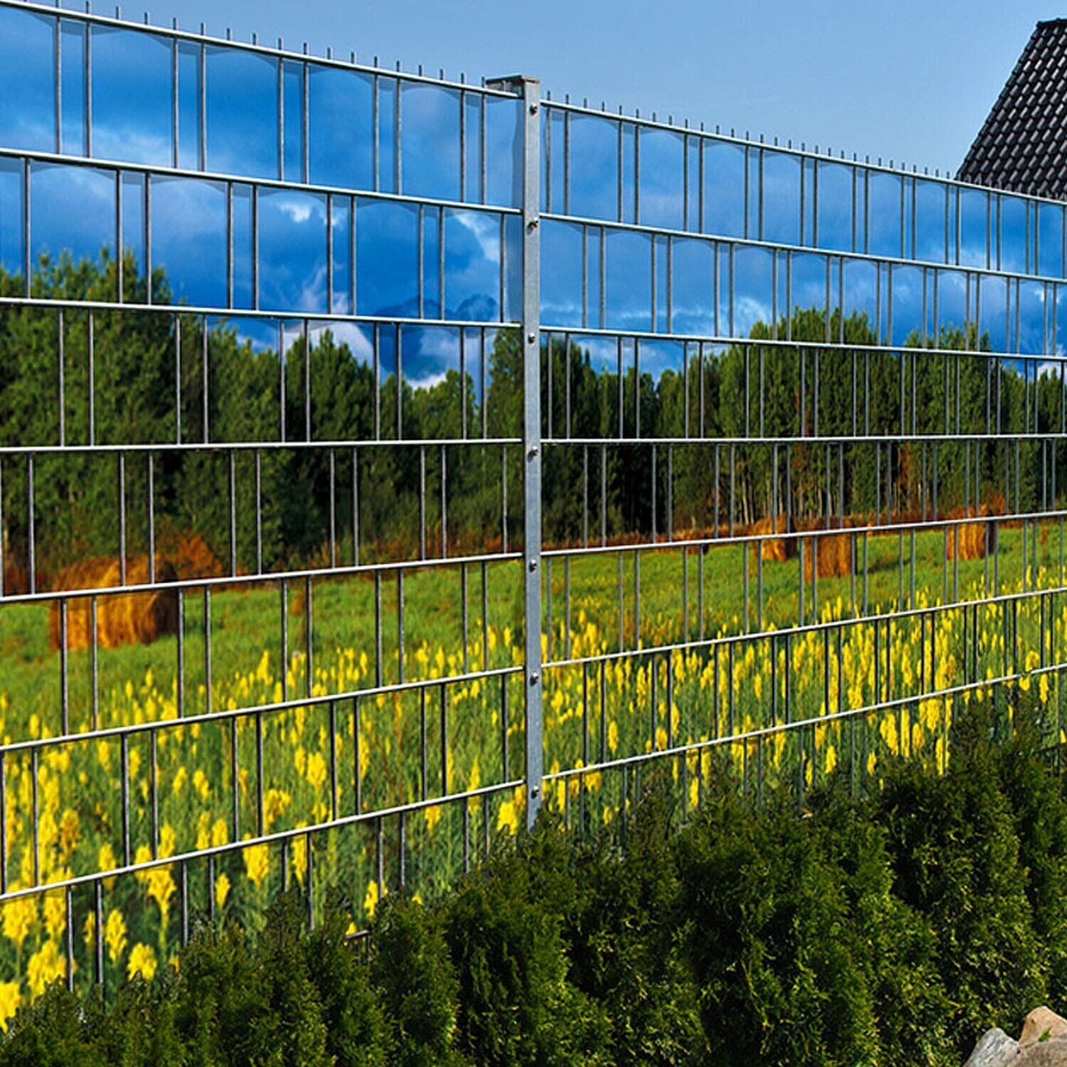 Ganze Motive einseitig Bergwelt Wiese