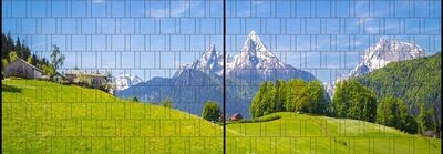 Ganze Motive einseitig XL Alpen