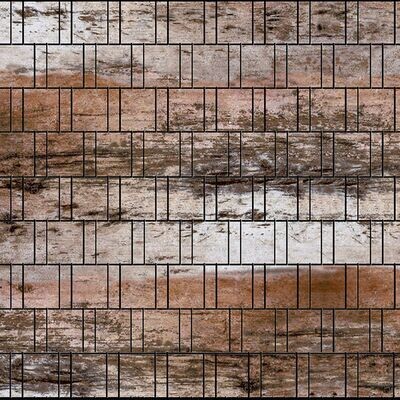 Ganze Motive einseitig Holzwand