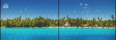 Ganze Motive einseitig XL Palm Beach