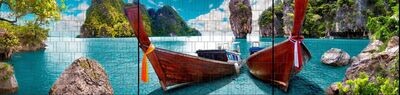 Ganze Motive einseitig XXL Boote