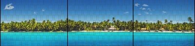 Ganze Motive einseitig XXL Palm Beach