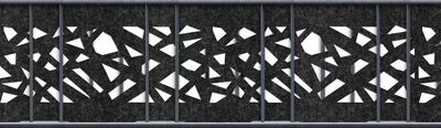 Lasercut GRAPHIC dunkelgrau