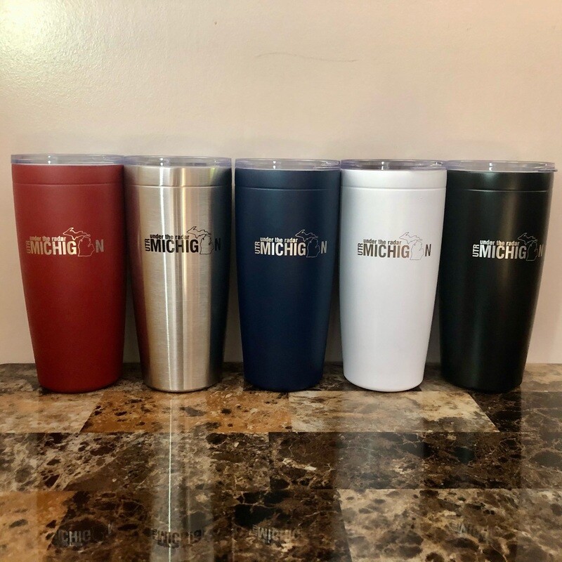 UTR Insulated, Silver Stainless Steel Travel Mug