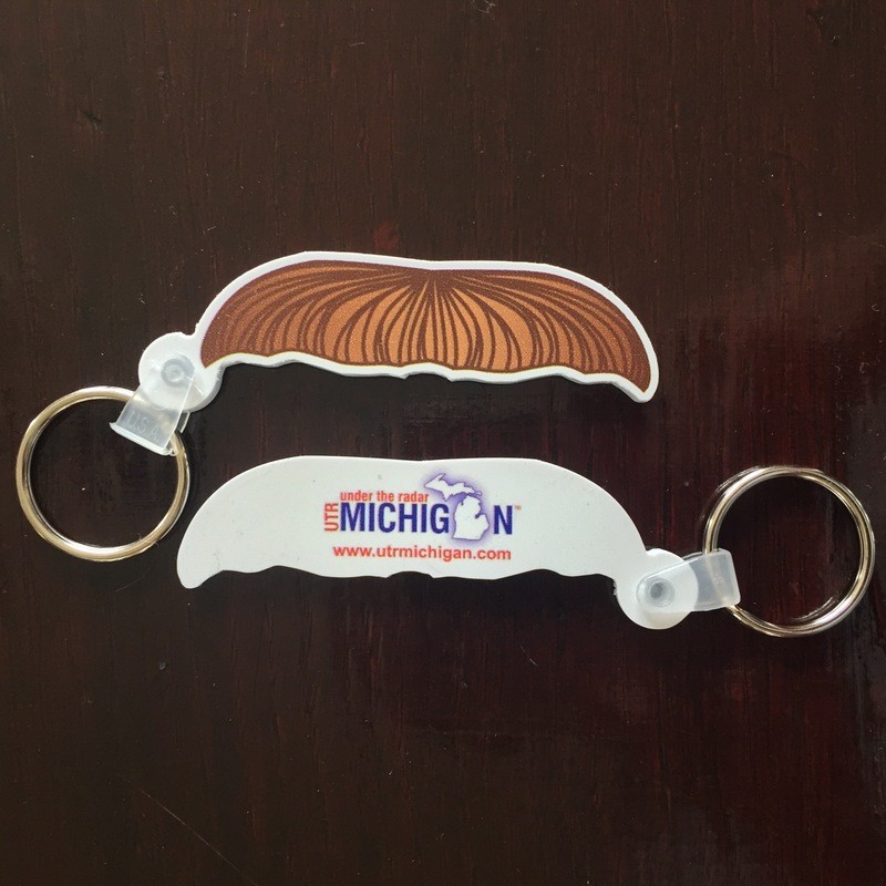 UTR Mustache Key Chain
