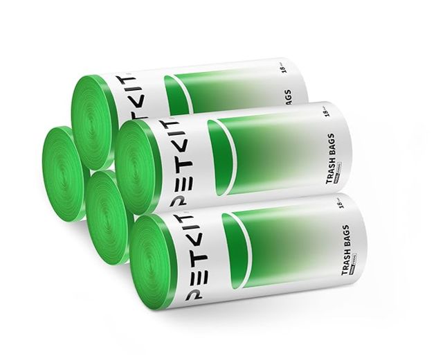 Sacs poubelles pour litière PuraMax et Purobot Max -5 roll