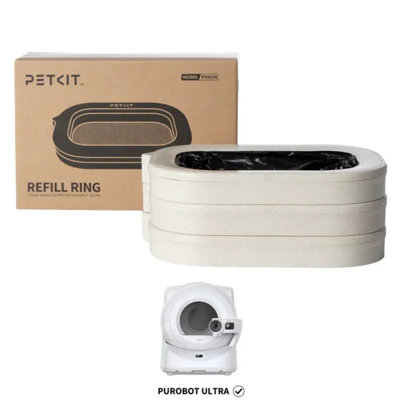 Anneau de recharge sacs poubelle PETKIT pour PUROBOT ULTRA (lot de 3)