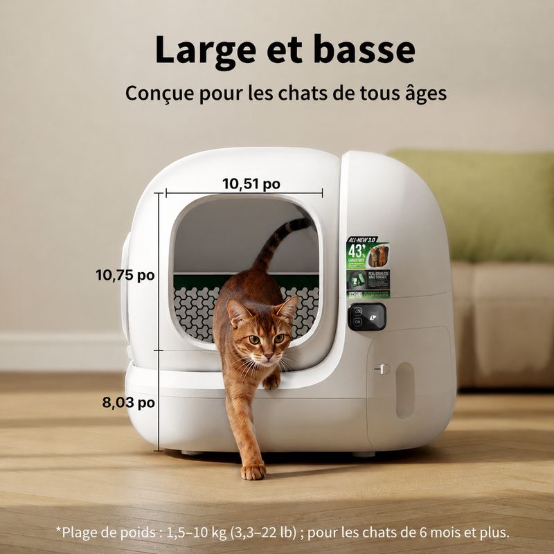 Purobot Max 3 Litière automatique - Pack Premium 2026