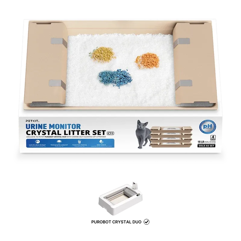 Crystal Cat Litter Kit - Détection pH