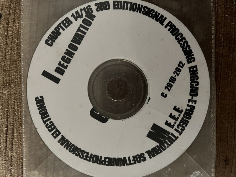 SIGNAL PROCESSING ENGINEERING CHPT 14 &amp; 16