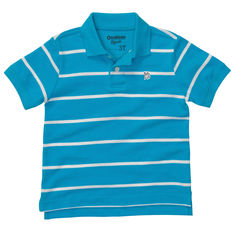 Camiseta tipo polo celeste