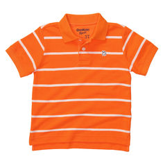 Camiseta tipo polo naranja