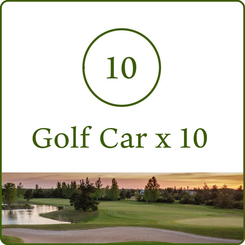 10 x Saare Golf Golf Car 18 hole