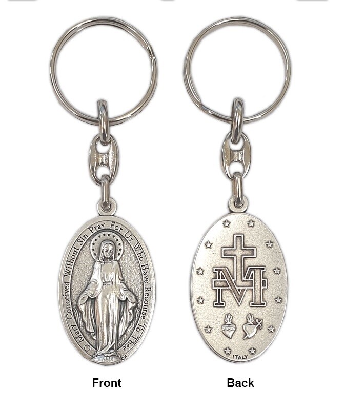 HAIL MARY MIRACULOUS KEYRING