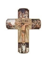 Roman JS Crosses &amp; Crucifixes - 12&quot; Life Of Christ Crucifix
